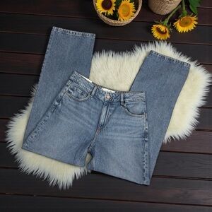 NWT Dynamite Mika Relaxed Straight Mid Rise Denim Jeans Size 27